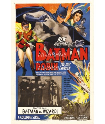 CINéMA BATMAN US WIZARD Rbed-POSTER/REPRODUCTION d1 AFFICHE VINTAGE Profitez des Offres !