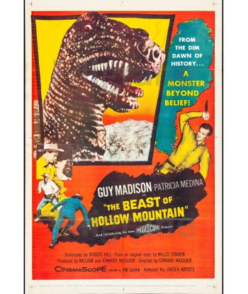 CINéMA BEAST of HOLLOW MOUNTAIN Ragt-POSTER/REPRODUCTION d1 AFFICHE VINTAGE Voir les baskets