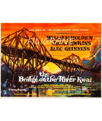 CINéMA BRIDGE on the RIVER KWAI Rjsv-POSTER/REPRODUCTION d1 AFFICHE VINTAGE Comparez et commandez 