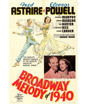 CINéMA BROADWAY MELODY of 1940 Rhvm-POSTER/REPRODUCTION d1 AFFICHE VINTAGE pour bénéficier 