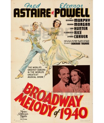 CINéMA BROADWAY MELODY of 1940 Rtdi-POSTER/REPRODUCTION d1 AFFICHE VINTAGE ou a consommer sur place