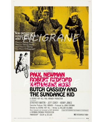 CINéMA BUTCH CASSIDY SUNDANCE KID Ryjt-POSTER/REPRODUCTION d1 AFFICHE VINTAGE Comment ça marche