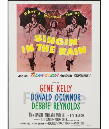 CINéMA CHANTONS sous la PLUIE Rjpm-POSTER/REPRODUCTION d1 AFFICHE VINTAGE 2023