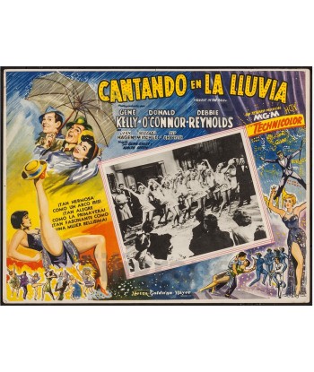 CINéMA CHANTONS sous la PLUIE Ruut-POSTER/REPRODUCTION d1 AFFICHE VINTAGE 50% de réduction en Octobre 2024