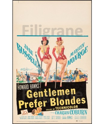 CINéMA GENTLEMEN PREFER BLONDES Rwya-POSTER/REPRODUCTION d1 AFFICHE VINTAGE prix pour 