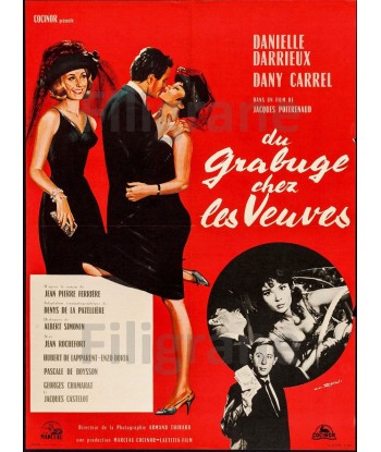 CINéMA GRABUGE chez les VEUVES Rthp-POSTER/REPRODUCTION d1 AFFICHE VINTAGE 2 - 3 jours ouvrés.