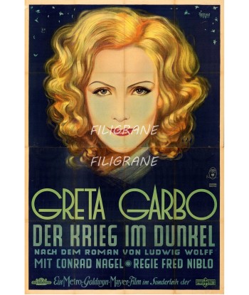 CINéMA GRETA GARBO ACTRICE Rhnl-POSTER/REPRODUCTION d1 AFFICHE VINTAGE de la marque