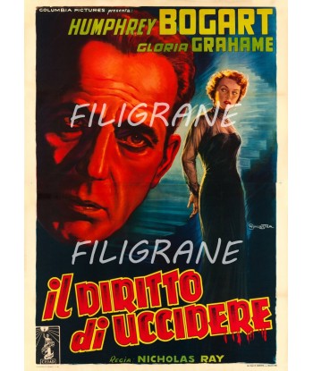 CINéMA IL DIRITTO di UCCIDERE  Rpgr-POSTER/REPRODUCTION d1 AFFICHE VINTAGE la colonne vertébrale