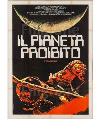 CINéMA IL PLANETA PROIBITO Rcbe-POSTER/REPRODUCTION d1 AFFICHE VINTAGE outlet