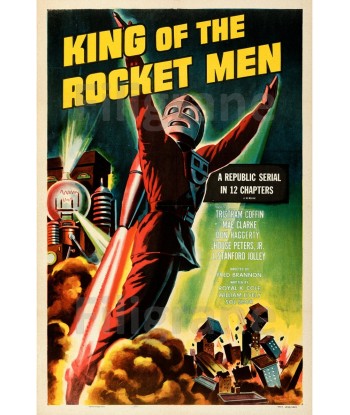 CINéMA KING of the ROCKET MEN Rdzg-POSTER/REPRODUCTION d1 AFFICHE VINTAGE du meilleur 