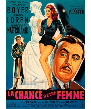 CINéMA LA CHANCE D'êTRE FEMME Rbnj-POSTER/REPRODUCTION d1 AFFICHE VINTAGE pas cher