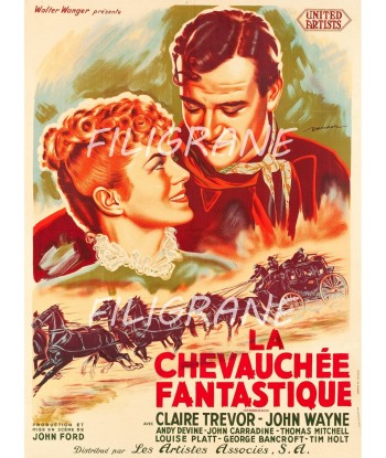 CINéMA LA CHEVAUCHéE FANTASTIQUE Reik-POSTER/REPRODUCTION d1 AFFICHE VINTAGE vente chaude votre 