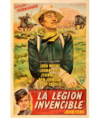 CINéMA LA LEGION INVENCIBLE Rbix-POSTER/REPRODUCTION d1 AFFICHE VINTAGE en linge