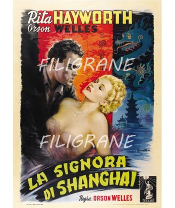 CINéMA LA SIGNORA di SHANGHAÏ  Rwgt-POSTER/REPRODUCTION d1 AFFICHE VINTAGE Les êtres humains sont 