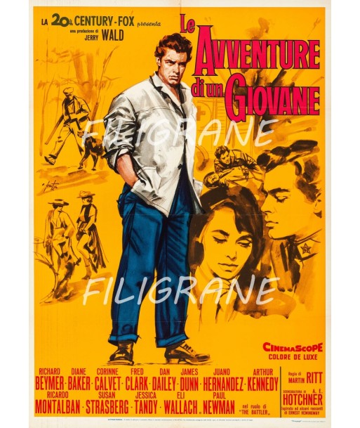 CINéMA LE AVVENTURE di un GIOVANE Ruvt-POSTER/REPRODUCTION d1 AFFICHE VINTAGE Comment ça marche