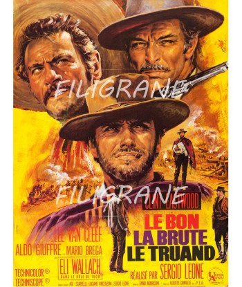 CINéMA LE BON LA BRUTE LE TRUAND Reek-POSTER/REPRODUCTION d1 AFFICHE VINTAGE de pas cher