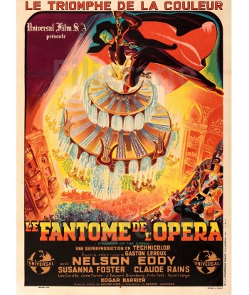 CINéMA LE FANTOME de L'OPéRA Rnlb-POSTER/REPRODUCTION d1 AFFICHE VINTAGE de la marque