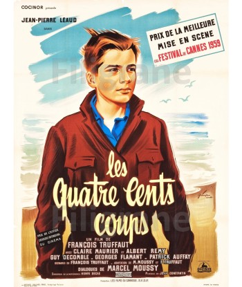 CINéMA LES QUATRE CENTS COUPS Rbpr-POSTER/REPRODUCTION d1 AFFICHE VINTAGE de votre