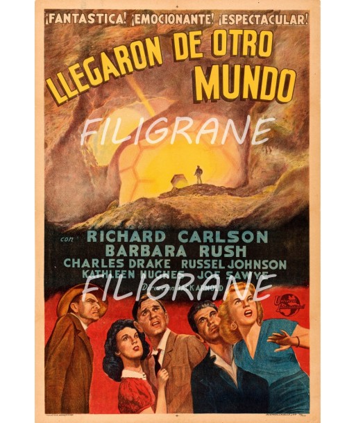 CINéMA LLEGARON de OTRO MUNDO Rild-POSTER/REPRODUCTION d1 AFFICHE VINTAGE pour bénéficier 