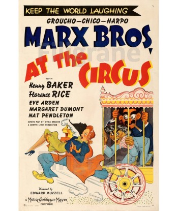 CINéMA MARX BROS AT THE CIRCUS Rjgp-POSTER/REPRODUCTION d1 AFFICHE VINTAGE des créatures d'habitude