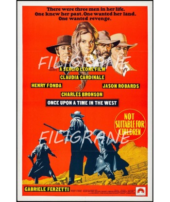 CINéMA ONCE UPON a TIME in WEST Rffw-POSTER/REPRODUCTION d1 AFFICHE VINTAGE offre 