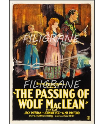 CINéMA PASSING of WOLF MacLEAN Rdij-POSTER/REPRODUCTION d1 AFFICHE VINTAGE À commander