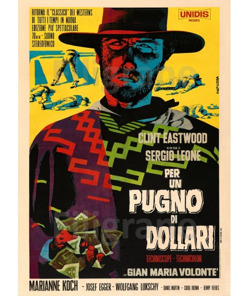 CINéMA PER UN PUGNO di DOLLARI Rnaq-POSTER/REPRODUCTION d1 AFFICHE VINTAGE 2023