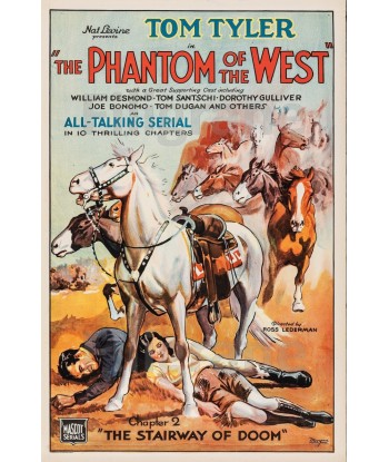 CINéMA PHANTOM of the WEST Rfwi-POSTER/REPRODUCTION d1 AFFICHE VINTAGE vous aussi creer 