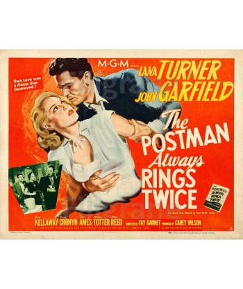 CINéMA POSTMAN ALWAYS RINGS TWICE Rwqv-POSTER/REPRODUCTION d1 AFFICHE VINTAGE Fin de série