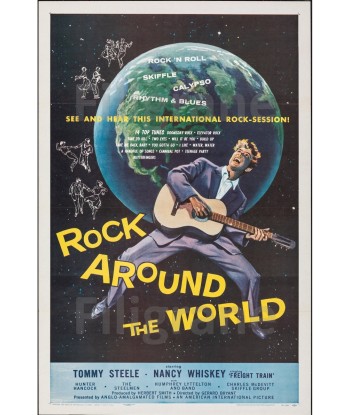 CINéMA ROCK AROUND the WORLD Rziv-POSTER/REPRODUCTION d1 AFFICHE VINTAGE meilleur choix