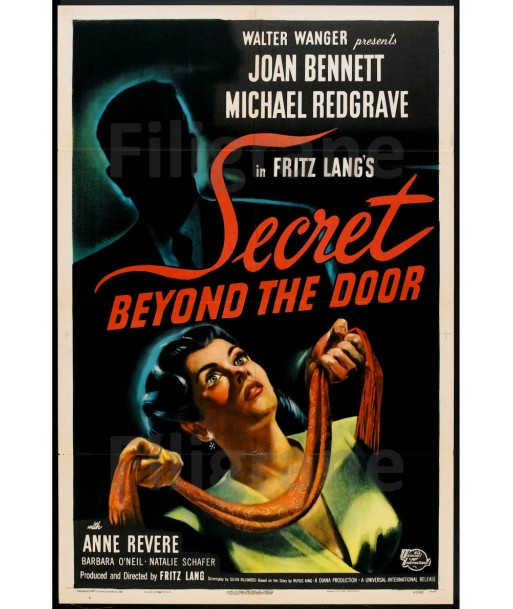 CINéMA SECRET BEDOND the DOOR Rnvb-POSTER/REPRODUCTION d1 AFFICHE VINTAGE outlet