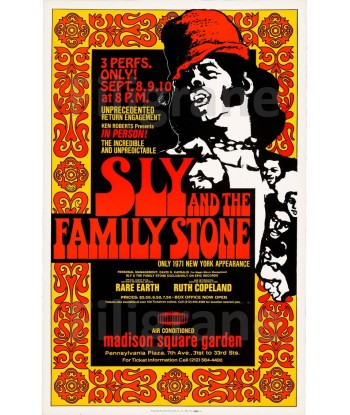 CINéMA SLY and the FAMILY STONE Ronb-POSTER/REPRODUCTION d1 AFFICHE VINTAGE livraison et retour toujours gratuits