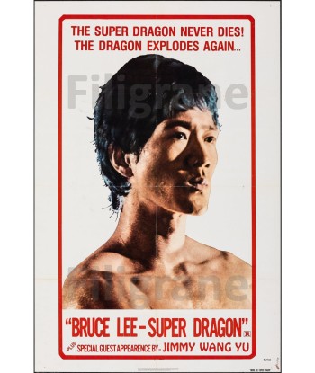 CINéMA SUPER DRAGON BRUCE LEE Rzqk-POSTER/REPRODUCTION d1 AFFICHE VINTAGE Jusqu'à 80% De Réduction