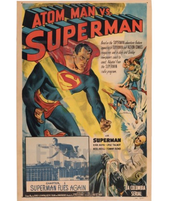 CINéMA SUPERMAN FLIES AGAIN Rrbg-POSTER/REPRODUCTION d1 AFFICHE VINTAGE pas cher chine