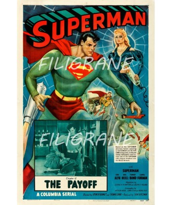 CINéMA SUPERMAN THE PAYOFF Rgjy-POSTER/REPRODUCTION d1 AFFICHE VINTAGE 2024