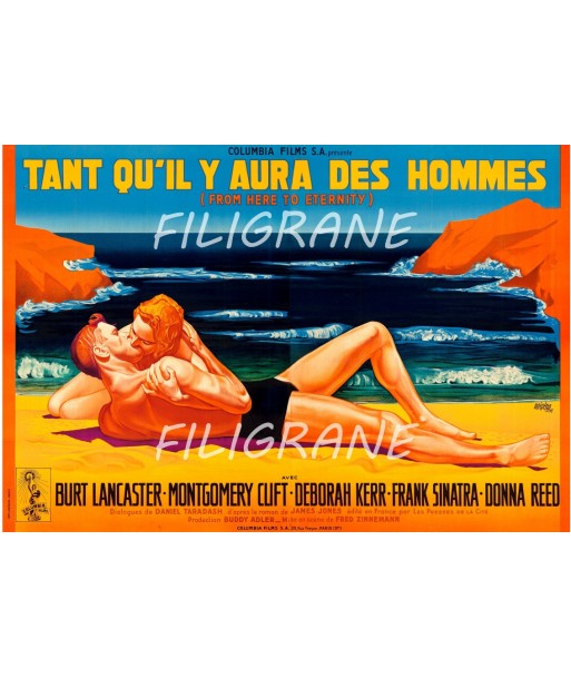 CINéMA TANT QU'IL Y AURA des HOMMES Rqea-POSTER/REPRODUCTION d1 AFFICHE VINTAGE la chaussure