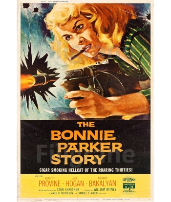 CINéMA THE BONNIE PARKER STORY Rjfv-POSTER/REPRODUCTION d1 AFFICHE VINTAGE de France