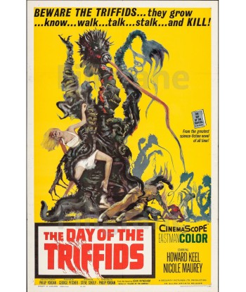 CINéMA THE DAY of the TRIFFIDS  Rflz-POSTER/REPRODUCTION d1 AFFICHE VINTAGE la livraison gratuite