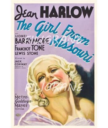 CINéMA THE GIRL from MISSOURI Rfzm-POSTER/REPRODUCTION d1 AFFICHE VINTAGE Profitez des Offres !