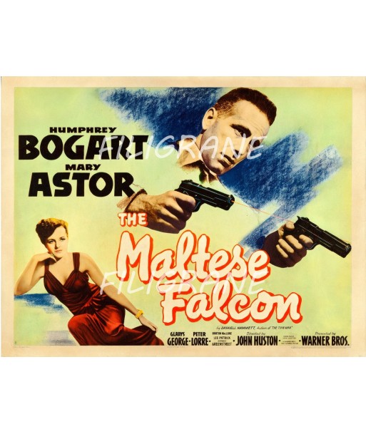 CINéMA THE MALTESSE FALCON Raqb-POSTER/REPRODUCTION d1 AFFICHE VINTAGE store