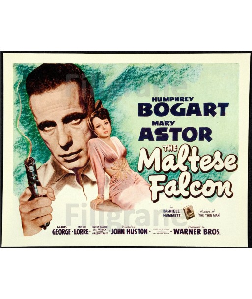 CINéMA THE MALTESSE FALCON Rgdq-POSTER/REPRODUCTION d1 AFFICHE VINTAGE de votre