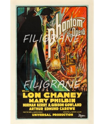 CINéMA THE PHANTOM of the OPERA Rkmv-POSTER/REPRODUCTION d1 AFFICHE VINTAGE une grave pollution 