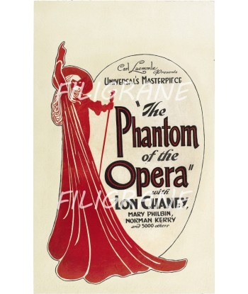 CINéMA THE PHANTOM of the OpéRA Rujw-POSTER/REPRODUCTION d1 AFFICHE VINTAGE les ligaments