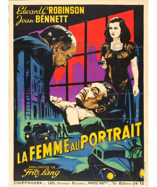 CINéMA The WOMAN in the WINDOW Rafi-POSTER/REPRODUCTION d1 AFFICHE VINTAGE Economisez 