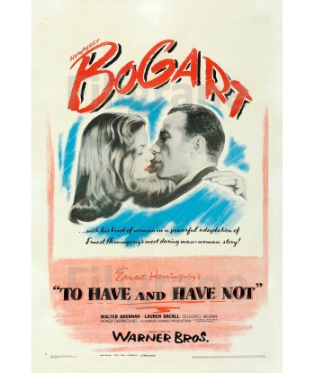 CINéMA TO HAVE and HAVE NOT Rdhn-POSTER/REPRODUCTION d1 AFFICHE VINTAGE des créatures d'habitude