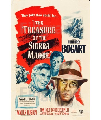 CINéMA TREASURE of SIERRA MADRE Rnpz-POSTER/REPRODUCTION d1 AFFICHE VINTAGE 50% de réduction en Octobre 2024