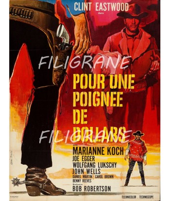 CINéMA UNE POIGNéE de DOLLARS Rxlw-POSTER/REPRODUCTION d1 AFFICHE VINTAGE 50% de réduction en Octobre 2024