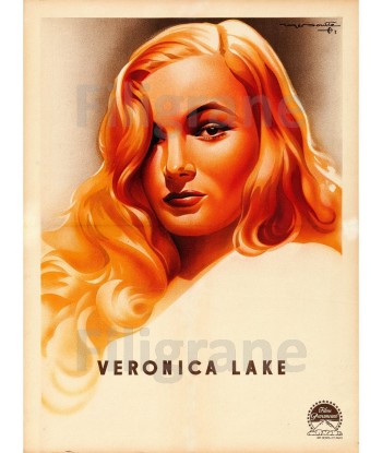 CINéMA VERONICA LAKE Rxdq-POSTER/REPRODUCTION d1 AFFICHE VINTAGE ouvre sa boutique