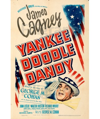 CINéMA YANKEE DOODLE DANDY Raur-POSTER/REPRODUCTION d1 AFFICHE VINTAGE de l' environnement