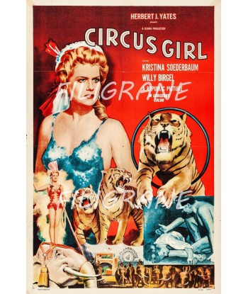 CIRCUS GIRL FILM Rnwe-POSTER/REPRODUCTION d1 AFFICHE VINTAGE meilleur choix